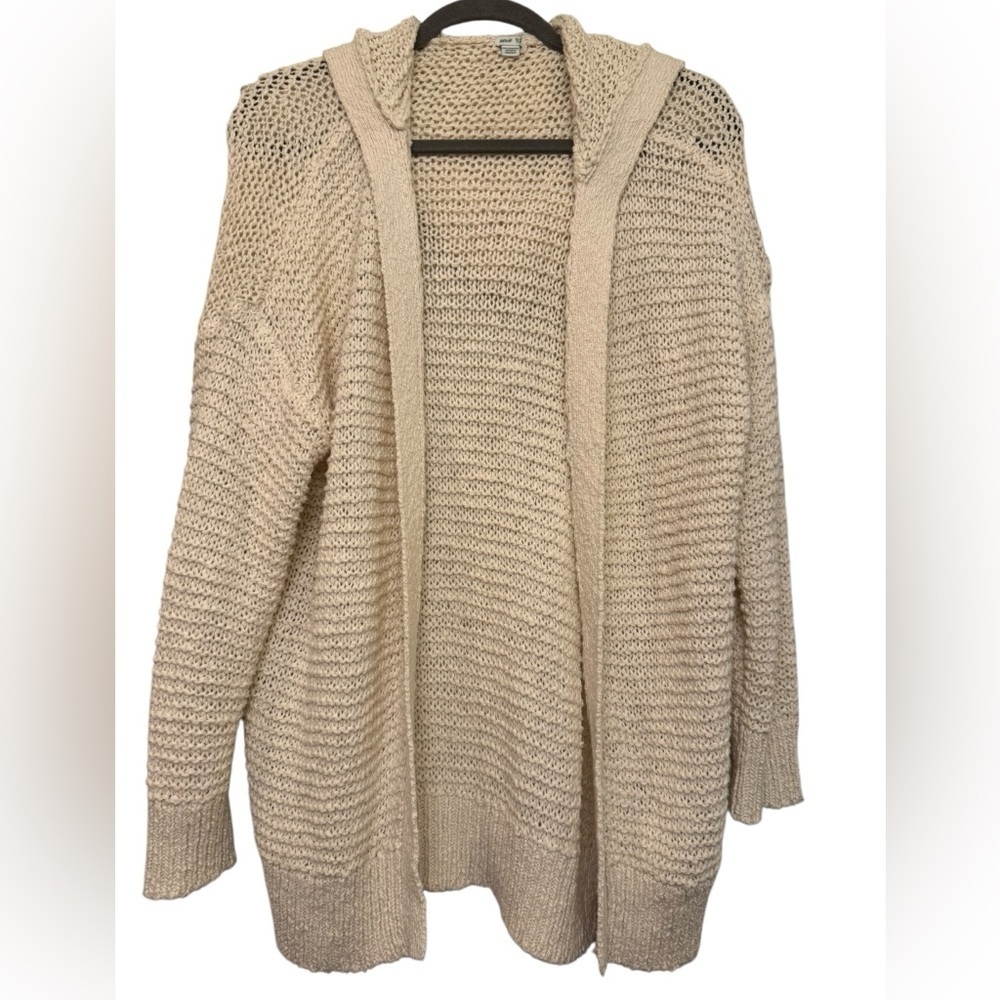 Aerie Open Front Hoodie Cardigan XS
